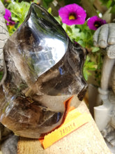 Smoky Quartz Flame Piller