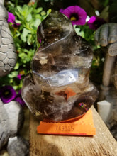 Smoky Quartz Flame Piller
