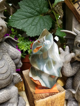 Polychrome Jasper Flame Piller