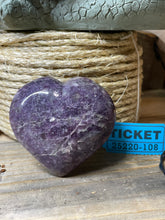 Lepidolite Heart