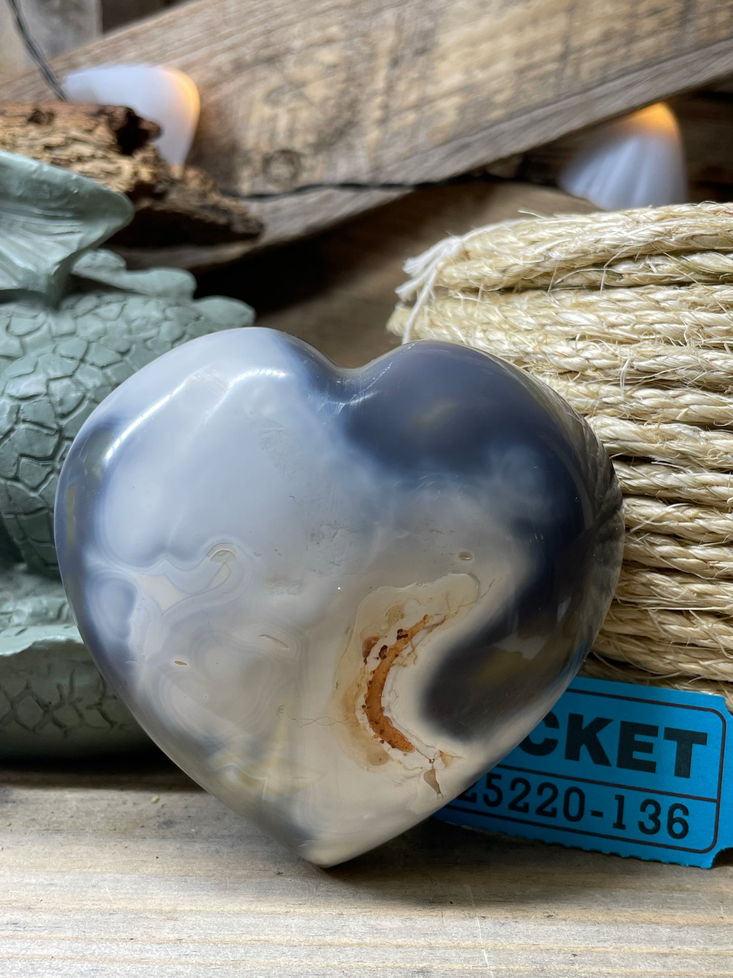 Ocean Jasper Heart