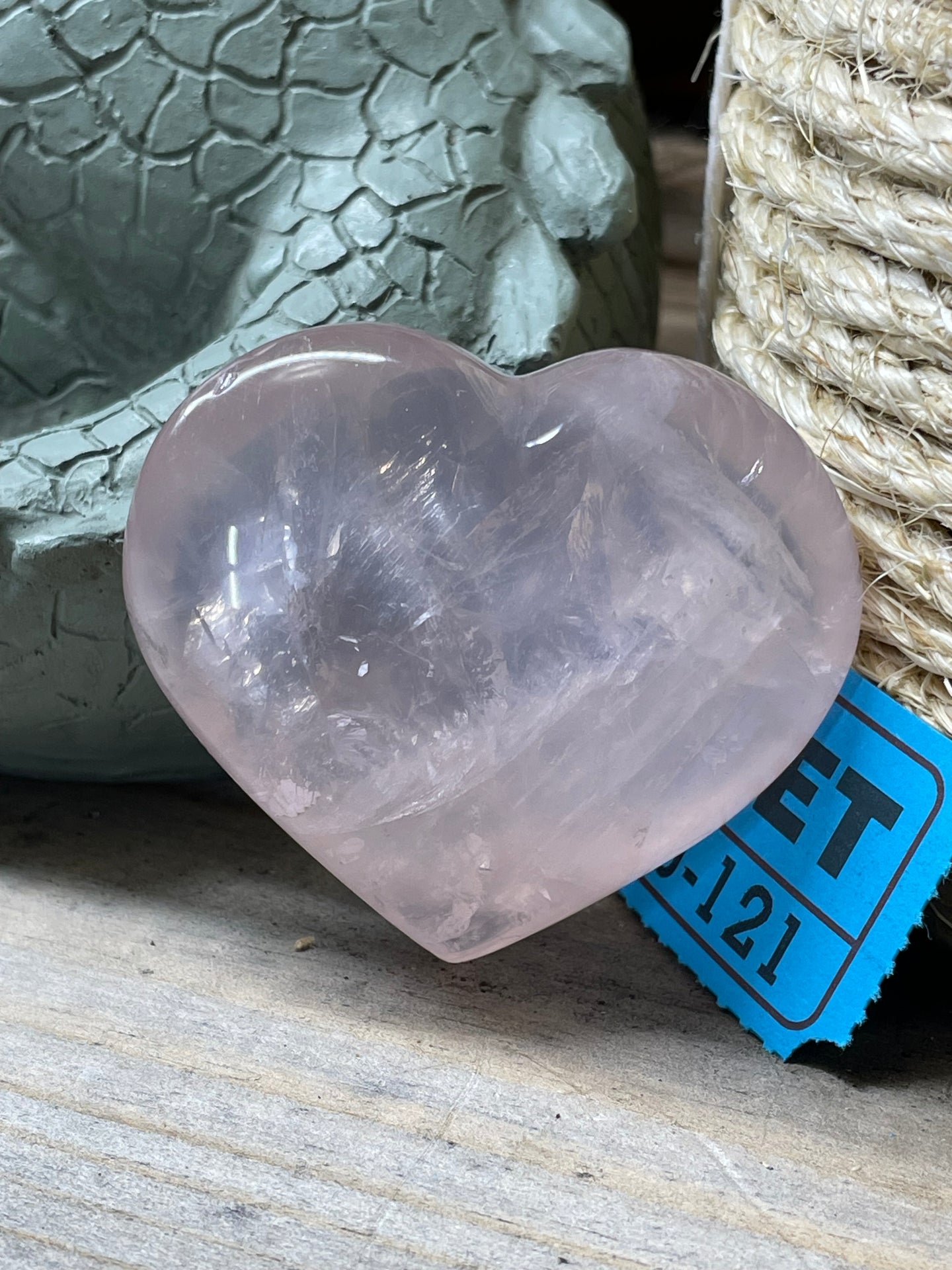 Rose Quartz Heart