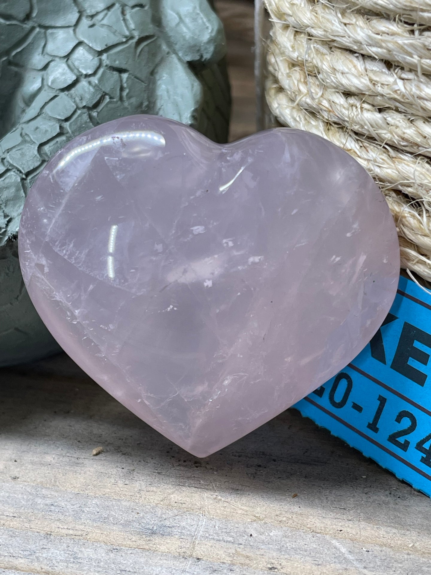 Rose Quartz Heart