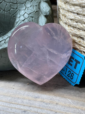 Rose Quartz Heart