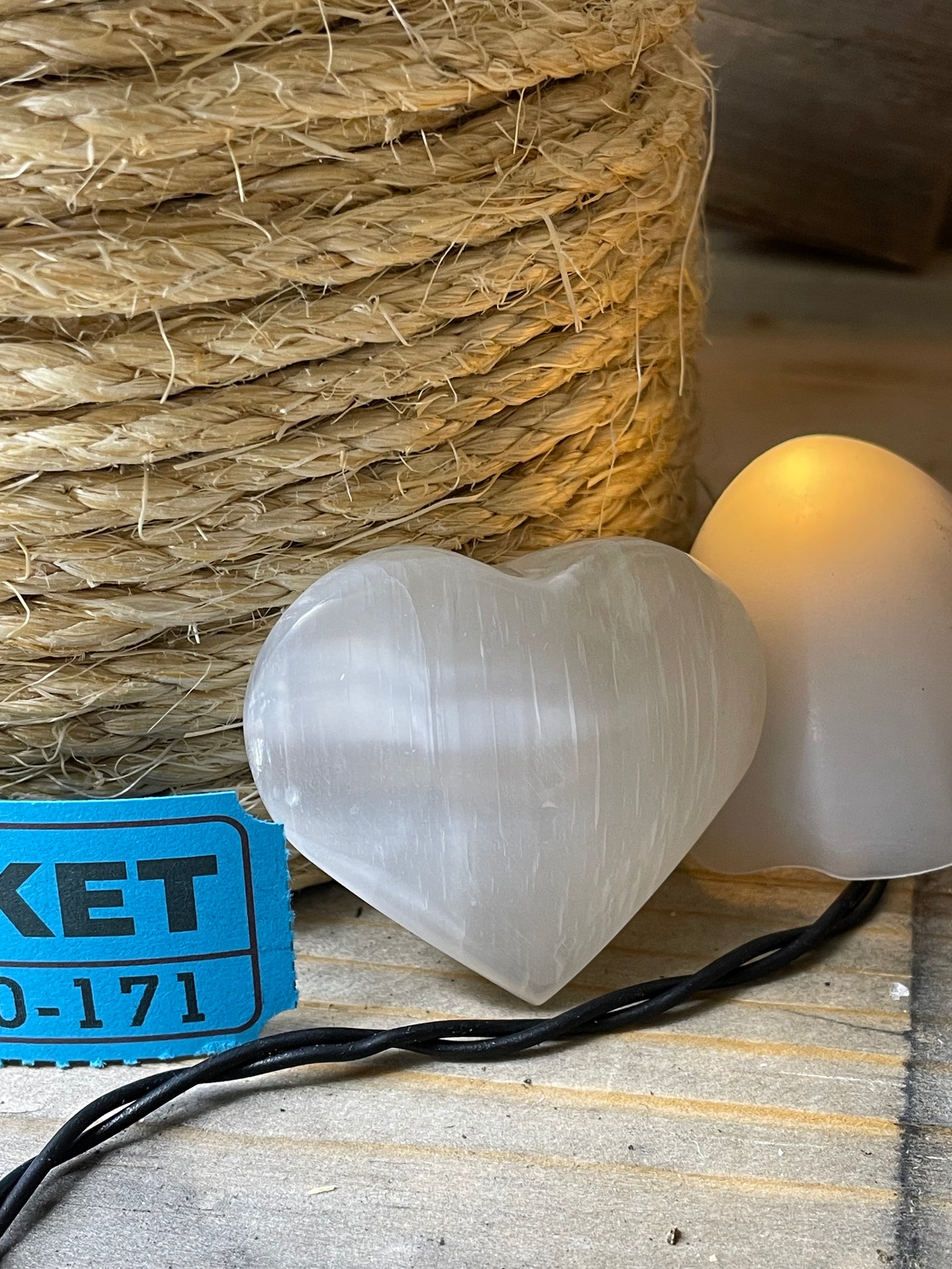 Selenite Heart