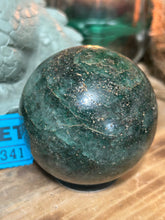 Fuchsite Sphere with Gold Mica Flakes
