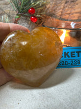 Golden Healer Quartz Heart