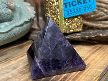 Chevron Amethyst Crystal Pyramid