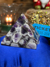 Chevron Amethyst Crystal Pyramid