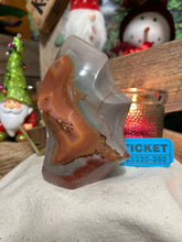 Polychrome Jasper Flame Piller