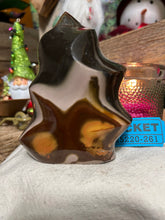 Polychrome Jasper Flame Piller