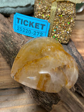 Golden Healer Quartz Heart