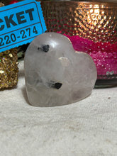 Tourmolated Quartz Heart