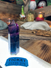 Rainbow Fluorite Point Pillar