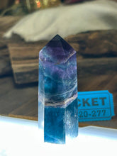 Rainbow Fluorite Point Pillar