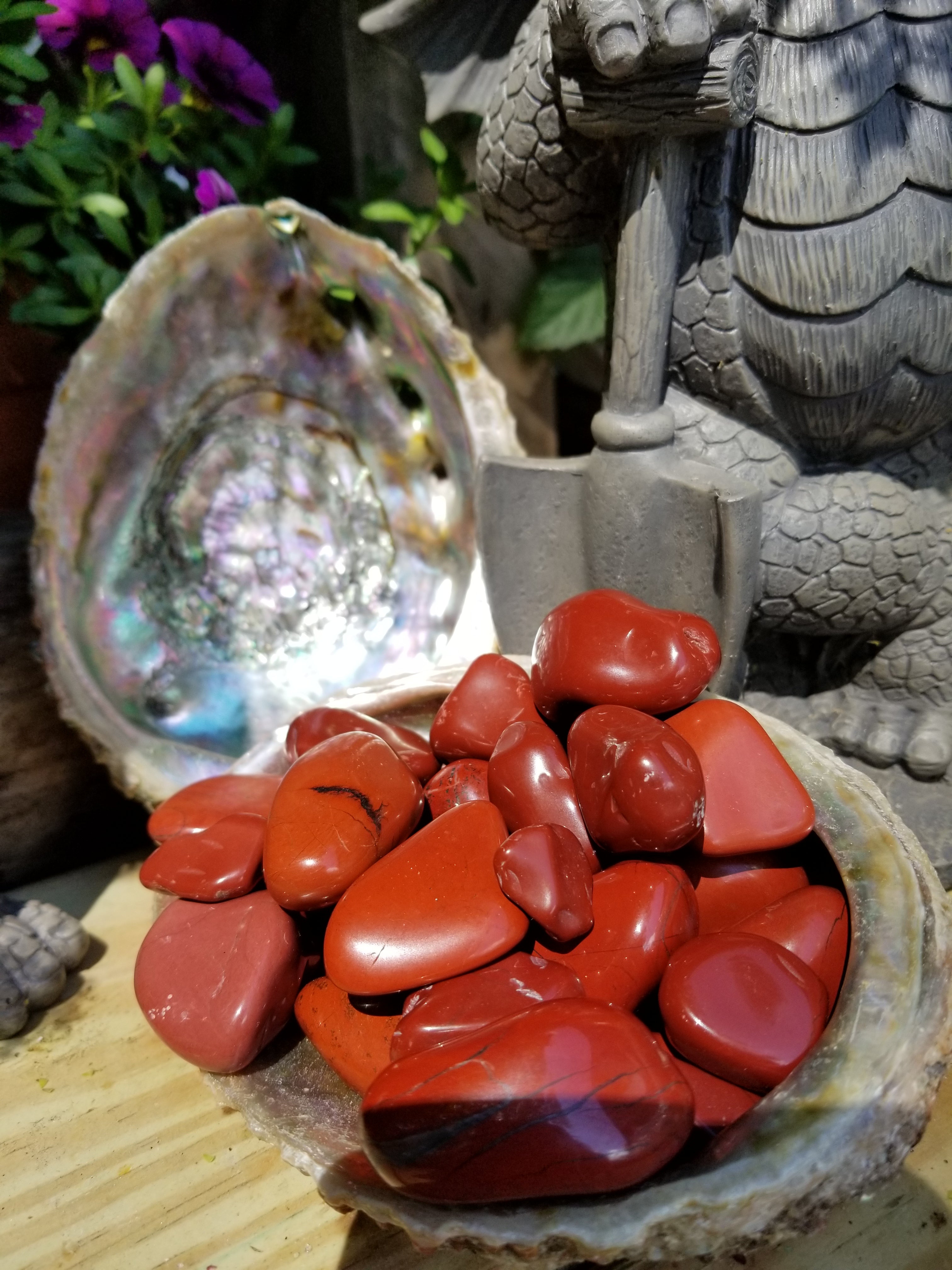 Tumbled Red Jasper - Red Jasper Tumbled Stone